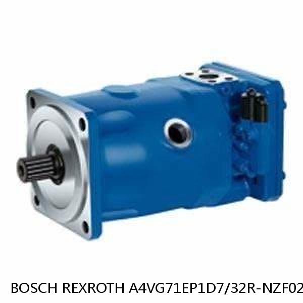 A4VG71EP1D7/32R-NZF02F021S BOSCH REXROTH A4VG Variable Displacement Pumps #1 small image